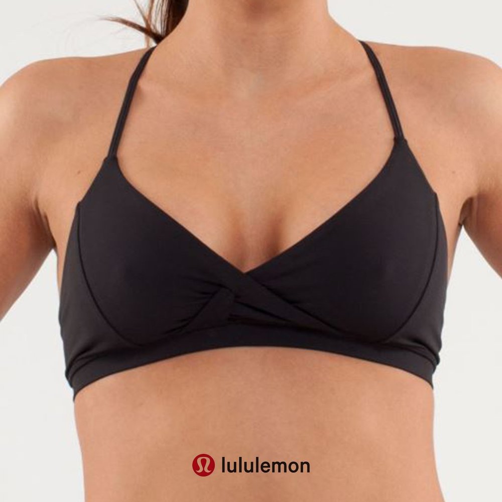 LULULEMON Black Pranayama Bra Size 8